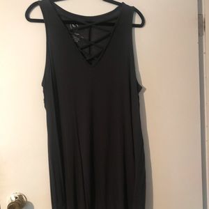 Maurices 24/7 slate gray tunic tank top